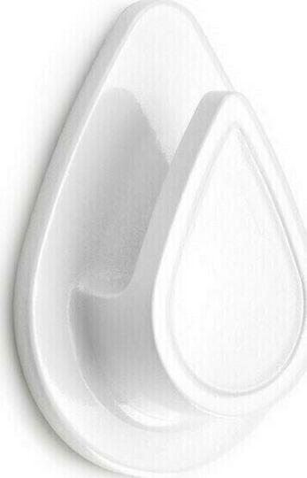 Inofix Haken Badezimmer Einzeln Aufkleber 5.2x1.6cm Weißes Inofix Haken Badezimmer Einzeln Aufkleber 5.2x1.6cm Weißes