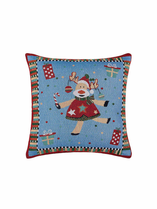 Silk Fashion Christmas Decorative Square Pillow...
