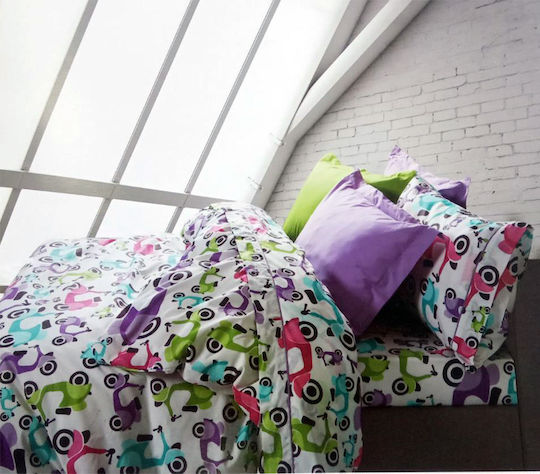 Das Home Комплект чаршафи Единично Памучни 160x260см 3бр