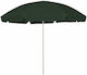 vidaXL Beach Umbrella Diameter 3m Green