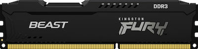 Kingston Fury Beast 4GB DDR3 RAM mit Geschwindigkeit 1866 für Schreibtisch