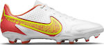 Nike Tiempo Legend 9 Club MG Χαμηλά Ποδοσφαιρικά Παπούτσια με Τάπες Λευκά