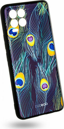 Egoboo Mat Back Cover Silicone Peacock (Realme 8/8 Pro)