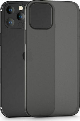 Tech-Protect Ultraslim Coperta din spate Silicon Matte Black (iPhone 12 / 12 Pro)