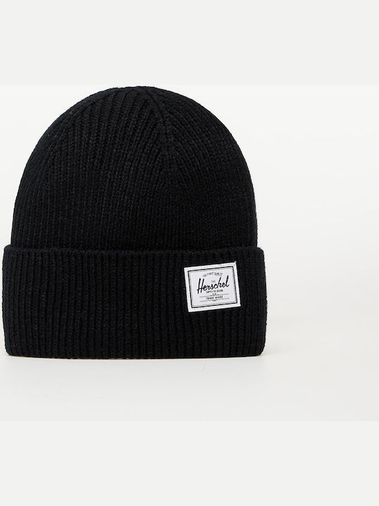 Polson Beanie Männer Beanie mit Rippstrick in Schwarz Farbe -OS