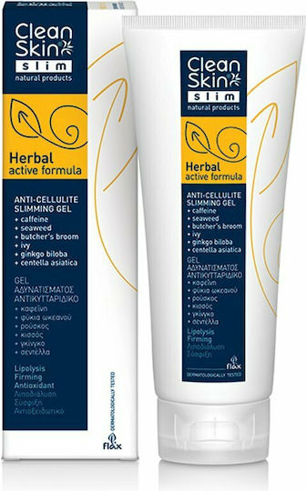 CleanSkin Natural Products Anti Cellulite Slimming Κρέμα για Λιποδιάλυση, Κυτταρίτιδα & Κατακράτηση 200ml