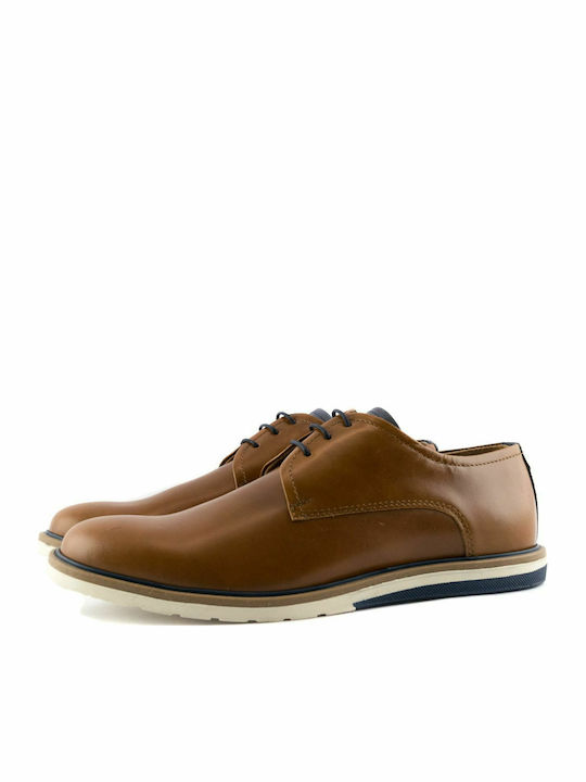 Romeo 33 1483 Δερμάτινα Ανδρικά Casual Παπούτσια Ταμπά