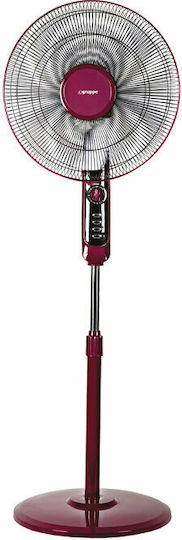 Gruppe FS-40-827 Pedestal Fan 45W Fan Diameter 40cm Purple