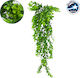 GloboStar Hängende Künstliche Pflanze Grün 80cm 1Stück