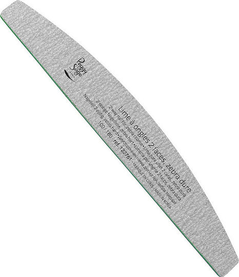 Peggy Sage Curved File Paper 180/180 2 Όψεων Zebra Medium