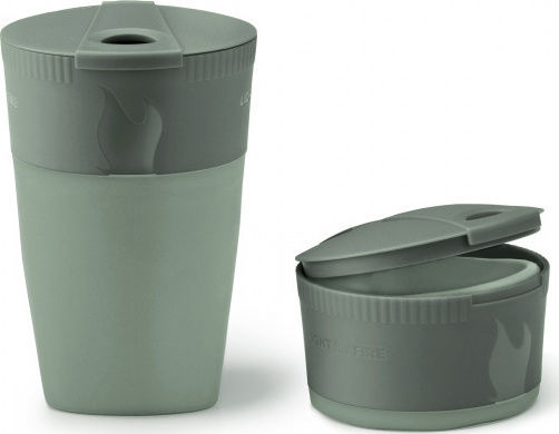Light My Fire Pack Up Cup Ποτήρι για Camping Πτυσσόμενο Ποτήρι Sandygreen