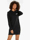 Puma Mini Dress with Hood Black