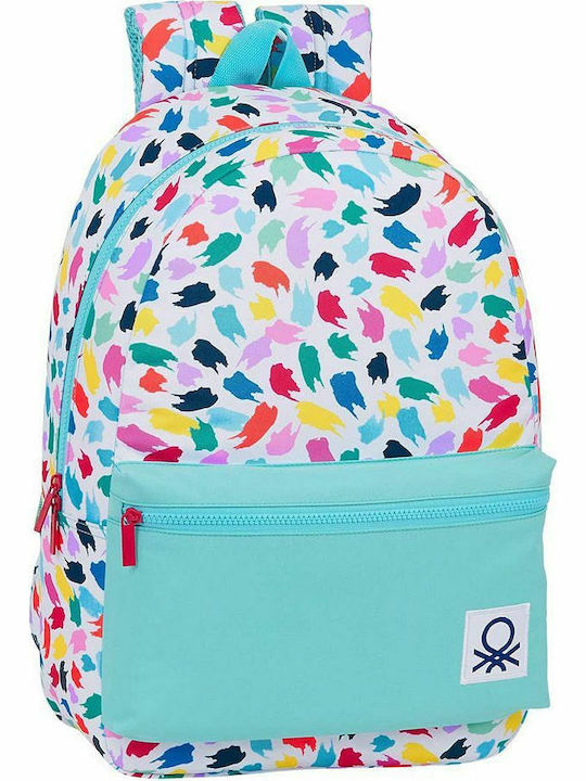 Benetton Brochitas School Bag Backpack Junior High-High School Multicolored