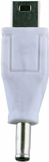 Volte-Tel DC männlich zu Mini-USB männlich Weiß 1 Stück 8179501
