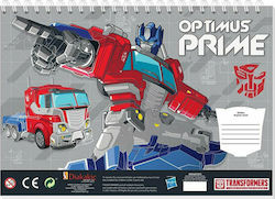 Hasbro Ζωγραφικό Μπλοκ Transformers 40 Blätter 1Stück (Μiverse Designs)