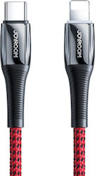 Joyroom S-1224K1 Geflochten USB-C zu Lightning Kabel 20W Rot 1.2m (87001)