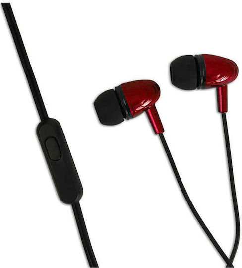 Esperanza EH193KR In-ear Handsfree with 3.5mm Connector Red