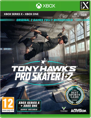 Tony Hawk's Pro Skater 1 + 2 Xbox Series X Game