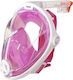 Escape Masca de scufundare Silicon Full Face Roz S/M în culoarea Roz