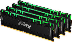 Kingston Fury Renegade RGB 32GB DDR4 RAM cu 4 module (4x8GB) și Viteză 3600 pentru Desktop