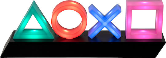 GloboStar LED Детско Декоративно Осветление Playstation Icons Многоцветен 30.5x6x10.5εκ.
