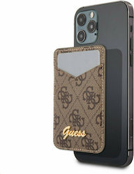 Guess MagSafe Калъф за карти в Кафяв цвят