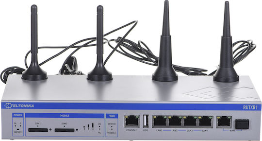 Teltonika RUTXR1 Ασύρματο 4G Router Wi‑Fi 5 με 4 Θύρες Gigabit
