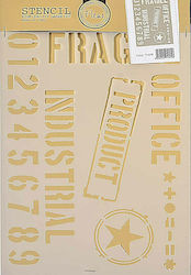 Fleur Stencil Letters, Designs and Numbers Fleur Industrial