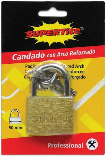 Next Padlock Brass with Key 50mm 1pcs