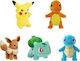 Jazwares Λούτρινο Pokemon 25 εκ. (Διάφορα Σχέδια) 1τμχ