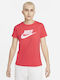Nike Essential Γυναικείο Αθλητικό T-shirt Πορτοκαλί