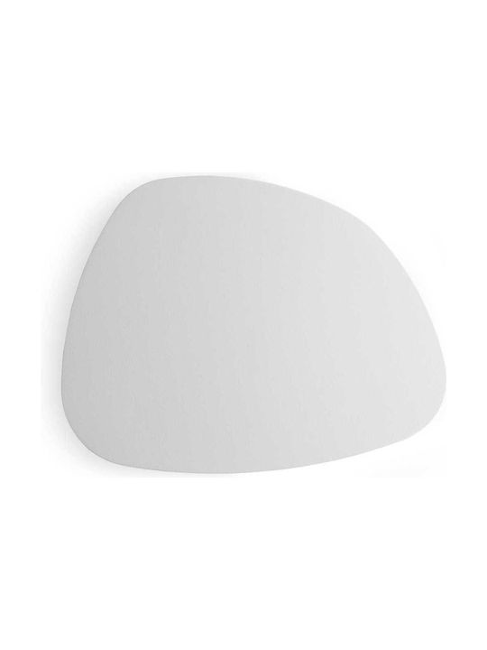 Ideal Lux Modern Wall Lamp with Integrated LED and Warm White Light White Width 20cm