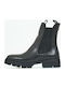 Tamaris Leather Women's Chelsea Boots with Medium Heel Black