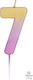 Amscan Birthday Candle Number "7" in Pink Color...