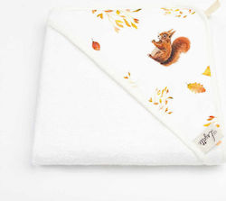 Layette Βρεφική Κάπα-Μπουρνούζι με Κουκούλα 85x85εκ.