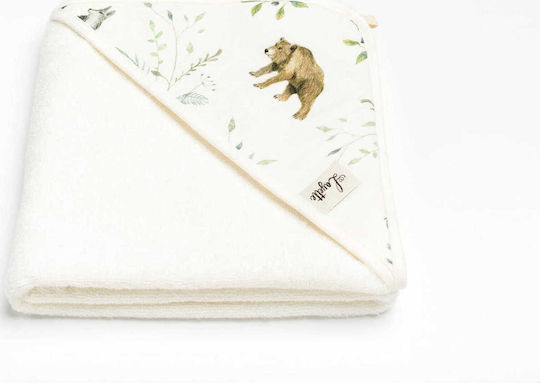 Layette Baby Bath Towel with Hooded 85x85cm