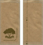 PaperQ Φάκελος για Μαχαιροπίρουνα Πολυτελείας 2Φ Καφέ 25x11εκ. 1000τμχ
