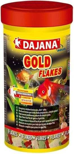 Dajana Gold Τροφή για Χρυσόψαρα σε Νιφάδες με Σπιρουλίνα 500ml 100γρ.