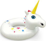 Bigmouth Inflatable Floating Ring Unicorn White 120cm