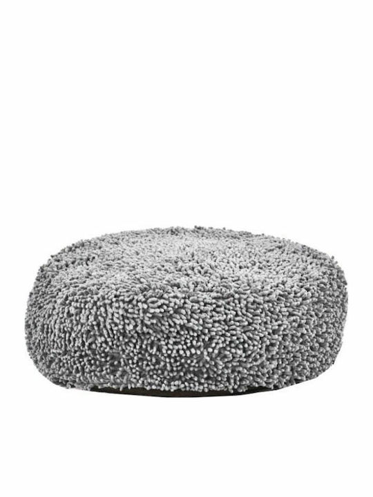 Pet Camelot Shaggi Poof Dog Bed Gray 50x10cm
