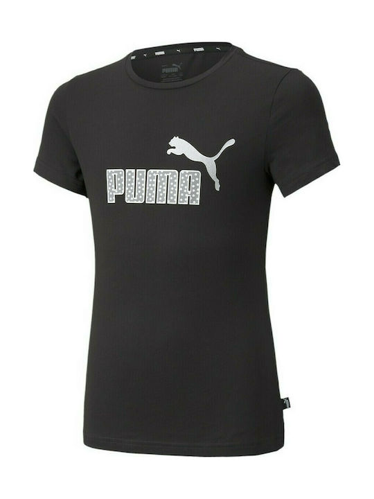 Puma Παιδικό T-shirt Μαύρο