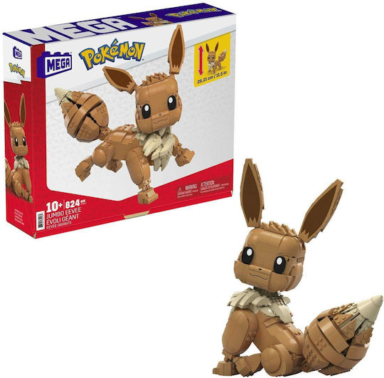 Mega Bloks Building Blocks Mega Construx Pokémon Eevee Jumbo For 10+ Years 824 Pieces