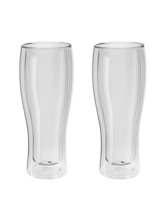Zwilling J.A. Henckels Set of Glasses Beer, μπίρας made of Plastic 414ml 2pcs