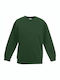 Fruit of the Loom Kinder Sweatshirt Grün Classic