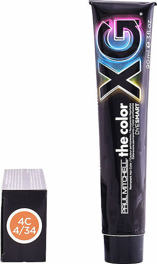Paul Mitchell Color XG Βαφή Μαλλιών 4C 4/34 90ml
