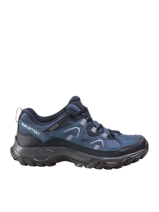 Salomon Fortaleza GTX Men's Hiking Shoes Gore-Tex Blue