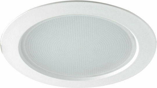 Fan Europe Round Recessed LED Panel 25W with Natural White Light 23cm