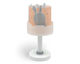 Ango Led Kids Portable Lamp Orange 15x15x30εκ.