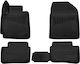 Novline Set of Front and Rear Mats 4pcs for Kia Picanto 2017+ Black