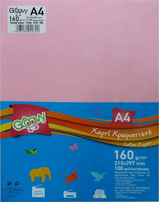 Groovy Printing Paper A4 160gr/m² 100 sheets Pink